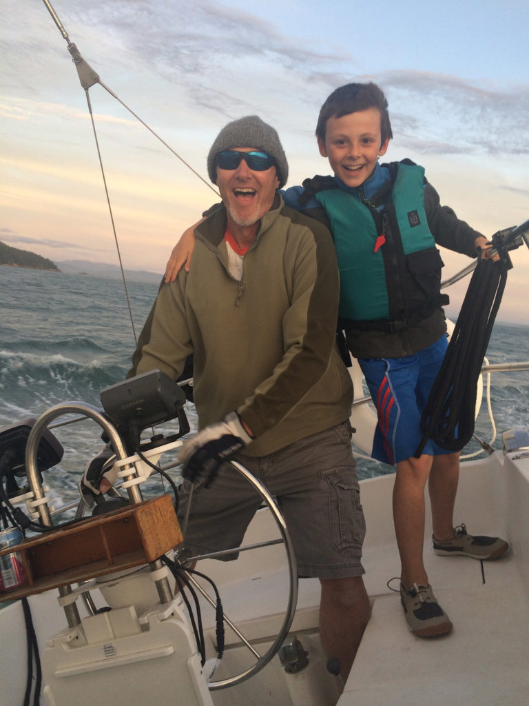 Mike Storseth sailing